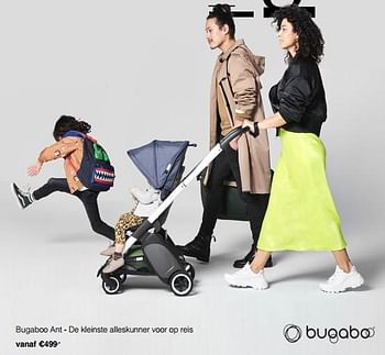 Promotions Bugaboo ant - de kleinste alleskunner voor op reis - Bugaboo - Valide de 13/10/2019 à 19/10/2019 chez Baby & Tiener Megastore