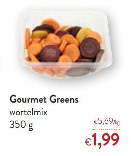 Promoties Gourmet greens wortelmix - Gourmet Greens - Geldig van 09/10/2019 tot 22/10/2019 bij OKay