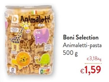 Promoties Boni selection animaletti-pasta - Boni - Geldig van 09/10/2019 tot 22/10/2019 bij OKay