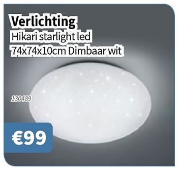 Promoties Verlichting hikari starlight led - Hikari - Geldig van 10/10/2019 tot 23/10/2019 bij Cevo Market