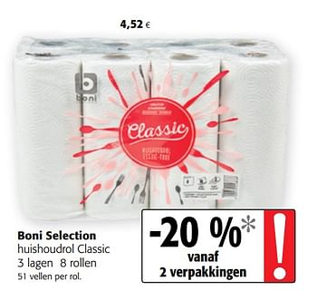 Promoties Boni selection huishoudrol classic - Boni - Geldig van 09/10/2019 tot 22/10/2019 bij Colruyt