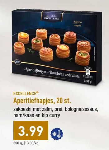Promotions Aperitiefhapjes - Produit maison - Aldi - Valide de 14/10/2019 à 19/10/2019 chez Aldi