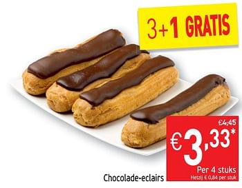 Promotions Chocolade-eclairs - Produit maison - Intermarche - Valide de 15/10/2019 à 20/10/2019 chez Intermarche