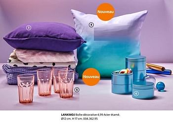 Promotions Lankmoj boîte décorative - Produit maison - Ikea - Valide de 23/08/2019 à 31/07/2020 chez Ikea