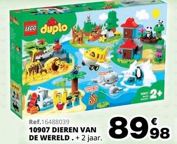 Promoties 10907 dieren van de wereld - Lego - Geldig van 01/10/2019 tot 08/12/2019 bij Maxi Toys