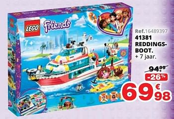 Promoties 41381 reddingsboot - Lego - Geldig van 01/10/2019 tot 08/12/2019 bij Maxi Toys