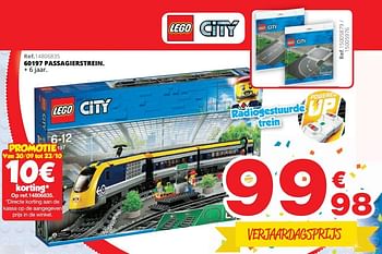Promoties 60197 passagierstrein - Lego - Geldig van 01/10/2019 tot 08/12/2019 bij Maxi Toys