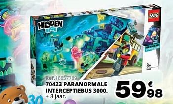 Promoties 70423 paranormale interceptiebus 3000 - Lego - Geldig van 01/10/2019 tot 08/12/2019 bij Maxi Toys