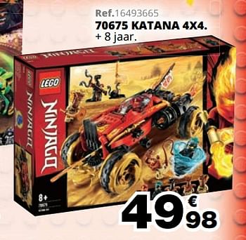 Promoties 70675 katana 4x4 - Lego - Geldig van 01/10/2019 tot 08/12/2019 bij Maxi Toys