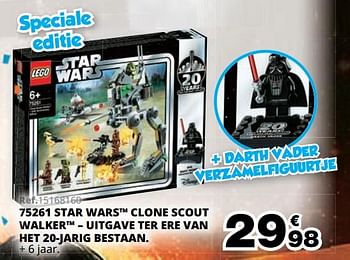 Promotions 75261 star wars clone scout walker - Lego - Valide de 01/10/2019 à 08/12/2019 chez Maxi Toys