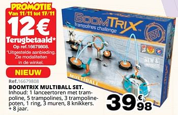 Promoties Boomtrix multiball set - Boomtrix - Geldig van 01/10/2019 tot 08/12/2019 bij Maxi Toys