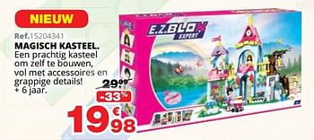 Promoties Magisch kasteel - E.Z.Blox - Geldig van 01/10/2019 tot 08/12/2019 bij Maxi Toys