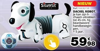 Promoties Dackel robot - Silverlit - Geldig van 01/10/2019 tot 08/12/2019 bij Maxi Toys