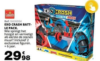 Promoties Exo crash battle pack - Goliath - Geldig van 01/10/2019 tot 08/12/2019 bij Maxi Toys