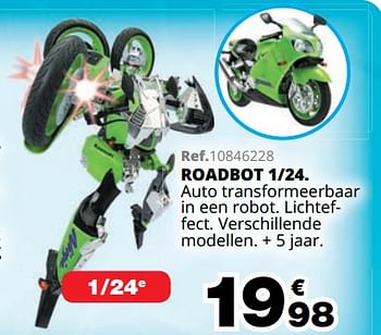 Promoties Roadbot 1-24 - Huismerk - Maxi Toys - Geldig van 01/10/2019 tot 08/12/2019 bij Maxi Toys