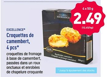 Promotions Croquettes de camembert - Produit maison - Aldi - Valide de 14/10/2019 à 19/10/2019 chez Aldi