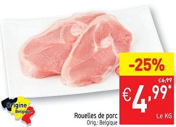 Promoties Rouelles de porc - Huismerk - Intermarche - Geldig van 15/10/2019 tot 20/10/2019 bij Intermarche
