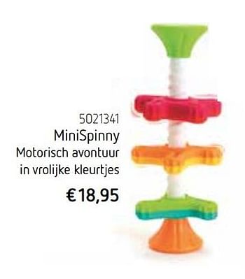 Promoties Minispinny motorisch avontuur in vrolijke kleurtjes - Fat Brain Toys - Geldig van 18/09/2019 tot 15/11/2019 bij Krokodil