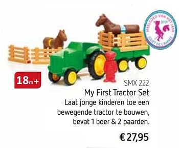 Promoties My first tractor set - Smartmax - Geldig van 18/09/2019 tot 15/11/2019 bij Krokodil