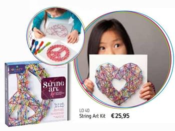 Promoties String art kit - Craft Tastic - Geldig van 18/09/2019 tot 15/11/2019 bij Krokodil