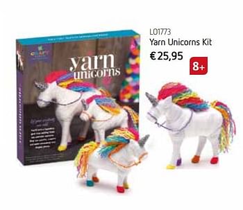 Promotions Yarn unicorns kit - Craft Tastic - Valide de 18/09/2019 à 15/11/2019 chez Krokodil