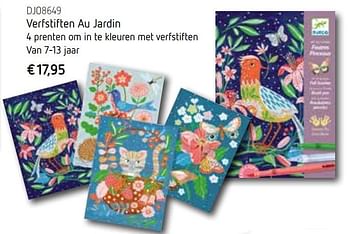 Promoties Verfstiften au jardin - D jeco - Geldig van 18/09/2019 tot 15/11/2019 bij Krokodil