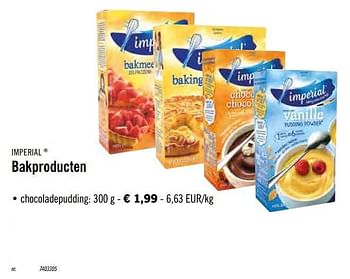 Promoties Bakproducten chocoladepudding - Imperial Desserts - Geldig van 21/10/2019 tot 26/10/2019 bij Lidl