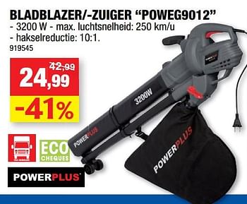 Promotions Powerplus bladblazer--zuiger poweg9012 - Powerplus - Valide de 16/10/2019 à 27/10/2019 chez Hubo