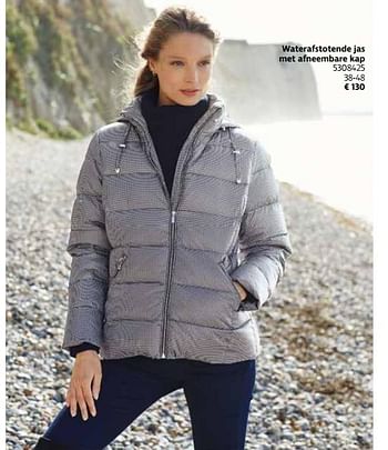 Promoties Waterafstotende jas met afneembare kap - Huismerk - e5 mode - Geldig van 16/10/2019 tot 22/10/2019 bij e5 mode