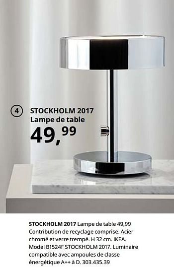 Detective bros gen Huismerk - Ikea Stockholm 2017 lampe de table - Promotie bij Ikea