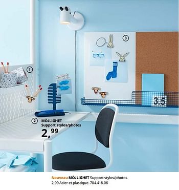 Promoties Möjlighet support stylos-photos - Huismerk - Ikea - Geldig van 23/08/2019 tot 31/07/2020 bij Ikea
