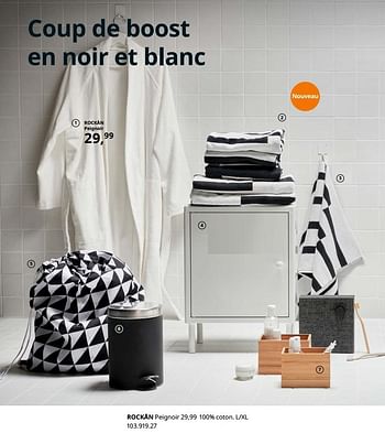 Promotions Rockån peignoir - Produit maison - Ikea - Valide de 23/08/2019 à 31/07/2020 chez Ikea