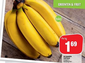 Promoties Bio bananen fairtrade - Fair Trade - Geldig van 16/10/2019 tot 22/10/2019 bij Match