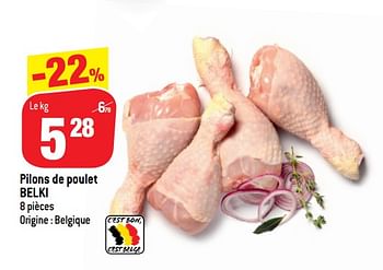 Promotions Pilons de poulet belki - BELKI - Valide de 16/10/2019 à 22/10/2019 chez Match