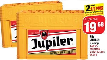 Promotions Pils jupiler - Jupiler - Valide de 16/10/2019 à 22/10/2019 chez Match