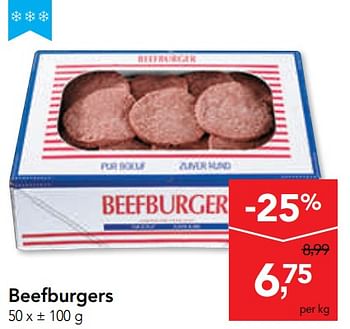 Promoties Beefburgers - Huismerk - Makro - Geldig van 23/10/2019 tot 05/11/2019 bij Makro