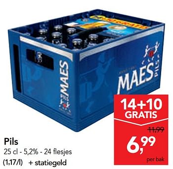 Promoties Pils - Maes - Geldig van 23/10/2019 tot 05/11/2019 bij Makro