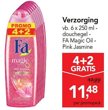 Promoties Verzorging douchegel - fa magic oil - pink jasmine - Fa - Geldig van 23/10/2019 tot 05/11/2019 bij Makro