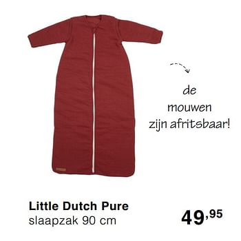 Promoties Little dutch pure slaapzak - Little Dutch - Geldig van 20/10/2019 tot 26/10/2019 bij Baby & Tiener Megastore