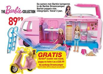 Promoties Ga samen met barbie kamperen in de barbie droomcamper. barbie poppen niet inbegrepen - Mattel - Geldig van 08/10/2019 tot 11/11/2019 bij Tuf Tuf