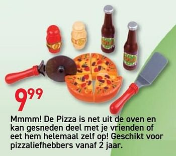 Promoties Mmmm! de pizza is net uit de oven en kan gesneden deel met je vrienden of eet hem helemaal zelf op! - Play-Go - Geldig van 08/10/2019 tot 11/11/2019 bij Tuf Tuf