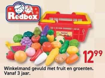 Promoties Winkelmand gevuld met fruit en groenten - Redbox - Geldig van 08/10/2019 tot 11/11/2019 bij Tuf Tuf