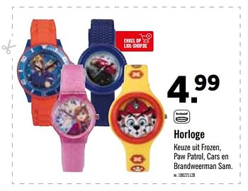 Promoties Horloge - Huismerk - Lidl - Geldig van 16/10/2019 tot 08/12/2019 bij Lidl