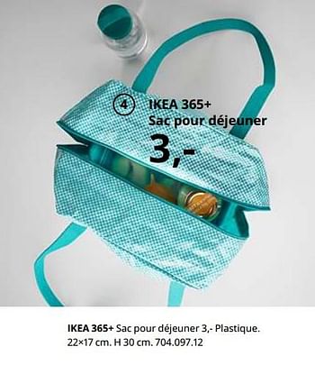 Promotions Ikea 365+ sac pour déjeuner - Produit maison - Ikea - Valide de 23/08/2019 à 31/07/2020 chez Ikea