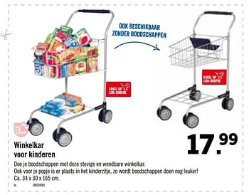 Promoties Winkelkar voor kinderen - Huismerk - Lidl - Geldig van 16/10/2019 tot 08/12/2019 bij Lidl