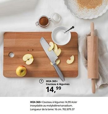 Promotions Ikea 365+ couteau à légumes - Produit maison - Ikea - Valide de 23/08/2019 à 31/07/2020 chez Ikea