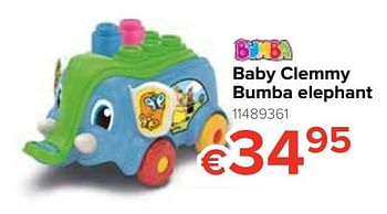 Promoties Baby clemmy bumba elephant - Studio 100 - Geldig van 21/10/2019 tot 06/12/2019 bij Euro Shop