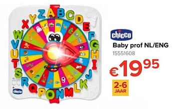 Promoties Baby prof nl-eng - Chicco - Geldig van 21/10/2019 tot 06/12/2019 bij Euro Shop