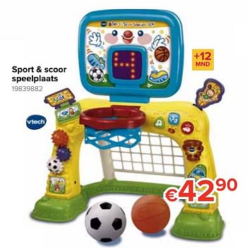 Promoties Sport + scoor speelplaats - Vtech - Geldig van 21/10/2019 tot 06/12/2019 bij Euro Shop