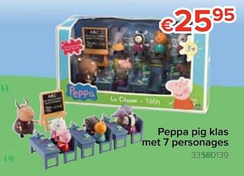 Promotions Peppa pig klas met 7 personages - Peppa  Pig - Valide de 21/10/2019 à 06/12/2019 chez Euro Shop